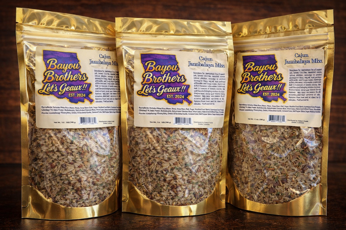 Bayou Brothers Cajun Jambalaya Mix (3 pack)